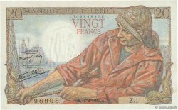 20 Francs PÊCHEUR FRANCE  1942 F.13.01 pr.SPL