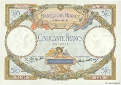 50 Francs LUC OLIVIER MERSON FRANCE  1927 F.15.01 TTB à SUP