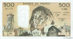 500 Francs PASCAL FRANCE  1991 F.71.46 pr.NEUF