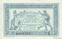 50 Centimes TRÉSORERIE AUX ARMÉES 1917 FRANCE  1917 VF.01.12 NEUF