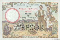 1000 Francs Algérie FRANCE  1943 VF.10.01 SUP