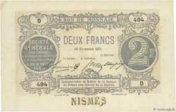 2 Francs FRANCE régionalisme et divers  1871 BPM.013a SUP