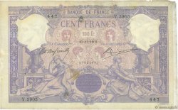 100 Francs BLEU ET ROSE FRANCE  1903 F.21.17 pr.TTB