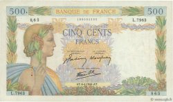 500 Francs LA PAIX FRANCE  1944 F.32.46 pr.TTB