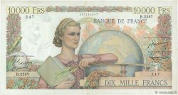 10000 Francs GÉNIE FRANÇAIS FRANCE  1952 F.50.56 TTB+