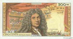 500 Nouveaux Francs MOLIÈRE FRANCE  1960 F.60.02 TTB+