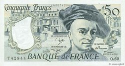 50 Francs QUENTIN DE LA TOUR FRANCE  1990 F.67.16