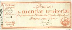 100 Francs avec série FRANCE  1796 Ass.60a SUP+