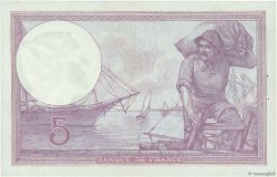 5 Francs FEMME CASQUÉE FRANCE  1921 F.03.05 SUP