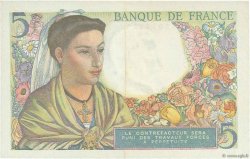 5 Francs BERGER FRANCE  1943 F.05.03 SUP+