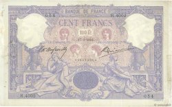100 Francs BLEU ET ROSE FRANCE  1904 F.21.18 TB+