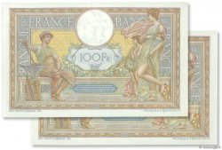 100 Francs LUC OLIVIER MERSON sans LOM Consécutifs FRANCE  1914 F.23.06 SUP+