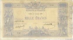 1000 Francs BLEU ET ROSE FRANCE  1890 F.36.02 B+