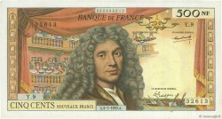 500 Nouveaux Francs MOLIÈRE FRANCE  1963 F.60.04 pr.SUP