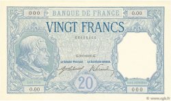 20 Francs BAYARD FRANCE  1916 F.11.00Ed SPL