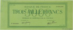 3000 Francs Vert FRANCE  1938 NE.1938.01b pr.NEUF