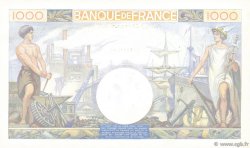 1000 Francs COMMERCE ET INDUSTRIE FRANCE  1940 F.39.02 UNC-