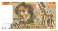 100 Francs DELACROIX modifié FRANCE  1990 F.69.01d pr.NEUF