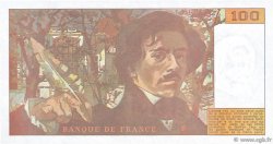 100 Francs DELACROIX imprimé en continu FRANCE  1990 F.69bis.02d NEUF