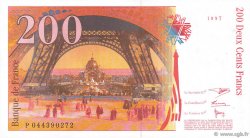 200 Francs EIFFEL FRANCE  1997 F.75.04a NEUF