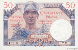 50 Francs TRÉSOR FRANÇAIS FRANCE  1947 VF.31.02 NEUF