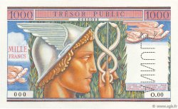 1000 Francs TRÉSOR PUBLIC FRANCE  1955 VF.35.00Ed NEUF