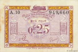 25 Centimes FRANCE régionalisme et divers  1923 JP.135.03 TTB