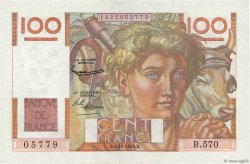 100 Francs JEUNE PAYSAN FRANCE  1953 F.28.40 pr.NEUF