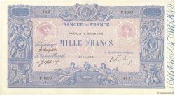 1000 Francs BLEU ET ROSE FRANCE  1919 F.36.34 pr.SUP