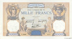 1000 Francs CÉRÈS ET MERCURE type modifié FRANCE  1938 F.38.32 SPL+