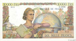 10000 Francs GÉNIE FRANÇAIS FRANCE  1956 F.50.79 SUP