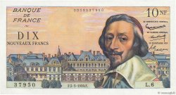 10 Nouveaux Francs RICHELIEU FRANCE  1959 F.57.01 SPL+