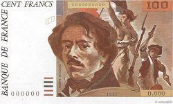 100 Francs DELACROIX FRANCE  1987 NE.1987.02b NEUF