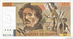 100 Francs DELACROIX modifié FRANCE  1978 F.69.01a TTB