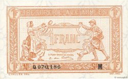 1 Franc TRÉSORERIE AUX ARMÉES 1917 FRANCE  1917 VF.03.13 pr.NEUF