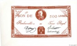 500 Livres FRANCE  1794 Laf.278 NEUF