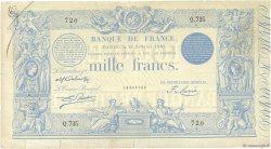 1000 Francs type 1862 Indices Noirs modifié FRANCE  1887 F.A50.07