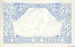 5 Francs BLEU lion inversé FRANCE  1916 F.02bis.04 SUP