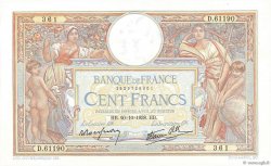 100 Francs LUC OLIVIER MERSON type modifié FRANCE  1938 F.25.32 NEUF