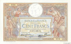 100 Francs LUC OLIVIER MERSON type modifié FRANCE  1939 F.25.40 NEUF