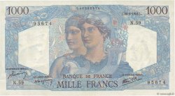 1000 Francs MINERVE ET HERCULE FRANCE  1945 F.41.05 pr.SPL