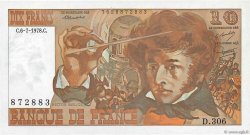 10 Francs BERLIOZ FRANCE  1978 F.63.25 SPL+