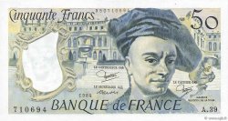 50 Francs QUENTIN DE LA TOUR FRANCE  1984 F.67.10 pr.SUP