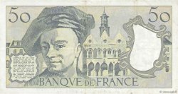 50 Francs QUENTIN DE LA TOUR FRANCE  1987 F.67.13 TTB