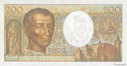 200 Francs MONTESQUIEU FRANCE  1991 F.70.11 AU
