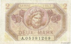 2 Mark SARRE FRANCE  1947 VF.45.01 TTB
