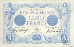 5 Francs BLEU FRANCE  1912 F.02.05 SUP