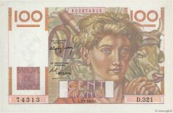 100 Francs JEUNE PAYSAN FRANCE  1949 F.28.23 NEUF