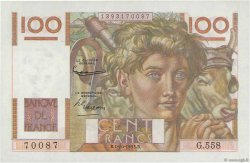 100 Francs JEUNE PAYSAN filigrane inversé FRANCE  1953 F.28bis.03 SPL