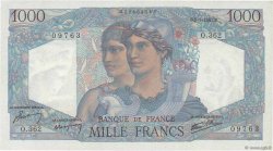 1000 Francs MINERVE ET HERCULE FRANCE  1947 F.41.18 SPL